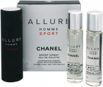 Chanel  Allure Homme Sport (podr&oacute;żny atomizer + wkłady) EDT 60 ml | 3145891238006 | 3145891238006