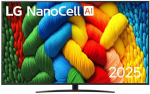 Telewizor LG 75NANO81A6A NanoCell 75'' 4K Ultra HD WebOS 25 | 75NANO81A6A.AEU | 8806096360316