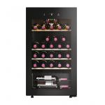 Haier Wine Bank 50 Serie 3 HWS34GGH1 Compressor wine cooler Freestanding Black 34 bottle(s) | 34005567 | 6930265340600