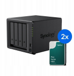 Serwer plik&oacute;w Synology DS925+ /16T | 4-zatokowy serwer NAS w zestawie z dyskami o łącznej pojemności 16TB, Tower (DS925+-16T-20-2) | DS925+-16T-20-2 | 5907772509531