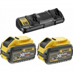 Dewalt DEWALT.ZESTAW FLEXVOLT 2x9.0Ah + ŁADOWARKA PODW&Oacute;JNA 4A DCB132X2-QW | DCB132X2-QW | 5035048664810