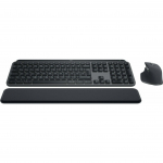 Klawiatura Logitech MX Keys S Combo bezprzewodowa 100% (full-size) podświetlana grafitowa | 920-011614 | 5099206112445