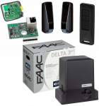 Faac Zestaw Delta 3 SMART - 741 (Wi-Fi+LAN+BLE) do 900kg bram przesuwnych | 10563049 - LAN | 8055195069037