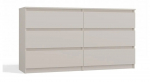 MALWA CHEST OF DRAWERS M6/140 CASMERE COLOUR | M-MP-K-MAL-M6/140-KASZ | 5904507209100