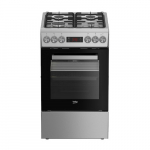 BEKO Cooker | FSM52321DXDT | Hob type Gas | Oven type Electric | Stainless Steel | Width 50 cm | Grilling | Depth 60 cm | 60 L | FSM52321DXDT | 8690842731655