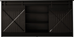 Chest of drawers 160x80x35 GRANERO black/black gloss | GRANERO KOM CZ | 5903815007255
