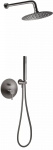 Zestaw prysznicowy Ferro BCK7PGM-SET1-S / CIRICULUS / BAT. NATRYSKOWA PODTYNKOWA 2F Z ZESTAWEM NATRYSKOWYM GUN METAL | 5903738265671 | 5903738265671