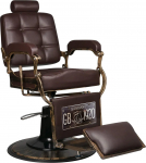 Activeshop Gabbiano fotel barberski Boss brązowy | 5906717420443 | 5906717420443