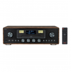 AKAI AM-100 RHAPSODY Stereo system 30W RMS, Bluetooth 5.0, DAB+/FM, CD/USB, AUX, brown black | AM-100 RHAPSODY | 4905192534523