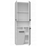Topeshop NEL 1K DK BPOŁ bathroom storage cabinet White | NEL 1K DK BPOŁ KPL | 5902838467626