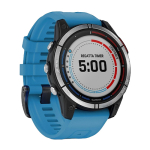 Watch Garmin Quatix 7 Standard Edition GPS 47mm Blue Band - Blue | 010-02540-61 | 753759296711