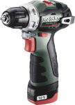 Wiertarko-wkrętarka Metabo PowerMaxx BS BL 12 V 2 x akumulator 2 Ah | 601721500 | 4061792217836