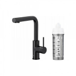 Bateria kuchenna KFA DUERO PURE BASIC BATERIA KUCHENNA Z FUNKCJĄ FILTRACJI WODY + ZESTAW FILTRUJĄCY PROFINE SILVER S, CZARNA | 046623-914-81 | 5907571666152