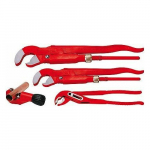 Rothenberger ZESTAW KLUCZY Z OBCINAKIEM 1/2'',3/4'',1'' | RO 70135X | 4004625003329