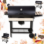 Klausberg GRILL WĘGLOWY BBQ Z POKRYWĄ, Klausberg KB-9033 | 5908287290334 | 5908287290334
