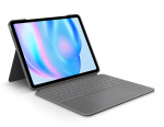 Logitech Combo Touch, QWERTY, Duński, Fiński, Norweski, Szwedzki, Trackpad, 1.9 cm, 1 mm, Apple | 920-012616 | 5099206121881