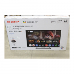 SALE OUT. Sharp 43HR7265E 43" (108cm) QLED 144Hz 4K Ultra HD Google TV, Dolby Vision IQ, Dolby Atmos, Central Stand | Sharp 43HR7265E | 43 | Smart TV | Google TV | Black | DAMAGED PACKAGING | 43HR7265ESO | 2000001410646