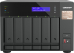 Serwer plik&oacute;w Qnap QVP-63B 8-kanałowy 6-zatokowy Tower Intel Core i3 16GB DDR4 0TB Czarny | QVP-63B | 4711103083475