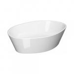 Umywalka Cersanit nablatowa City 50 owalna z korkiem ceramicznym (K35-046-ECO) | K35-046 | 5902115778520