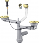 Syfon Deante Syfon do zlewozmywaka granitowego 1.5- i 2-komorowego - Space-Saver | ZXY Z912 | 5907650812890