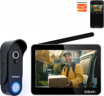 EVOLVEO DoorPhone W7, Sada dom&aacute;ceho bezdr&ocirc;tov&eacute;ho videotelef&oacute;nu s WiFi čierny monitor | W7-B | 8595683204613
