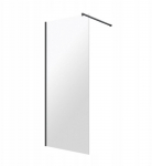 Cersanit MARINA KABINA NATR WALK-IN 90CM MAT BLACK/TRANSP | 5902539825367 | 5902539825367