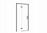 Cersanit S932-129 DRZWI NA ZAWIASACH KABINY PRYSZ LARGA CZARNA 100X195 LEWE SZKŁO TRANS // KNC.DRZ-LARGA-100X195-TR-L-CZ | 5901771012528 | 5901771012528