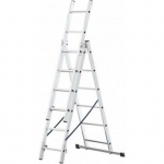 Braket Drabina 3-elementowa Aluminiowa EASY 297 cm 6+6+6 Szczebli | BR-00-4216 | 5904680990772