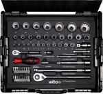 Zestaw narzędzi Wiha Wiha socket wrench and bit set 1/4 and 1/2, 60 pieces (with 2 ratchets and plug-in handle, in L-BOXX) | 44685 | 4010995446857