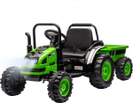 Milly Mally Pojazd na akumulator Traktor z przyczepą Farmer Green | 5739-PMI | 5901761129069