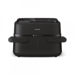 Philips Airfryer Dual Basket | NA150/00 1000 Series | Power 2450 W | Capacity 7 L | RapidAir Plus | Black | NA150/00 | 8720389052989