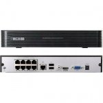 Rejestrator BCS REJESTRATOR IP BCS-B-NVR0801-8P(2.0) 8 KANAŁ&Oacute;W, 8 PoE BASIC | BCS-B-NVR0801-8P(2.0) | 5904890707382