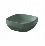 Umywalka Cersanit UMYWALKA NABLATOWA LARGA KWADRATOWA (38X38) ZIELONY MAT BOX | CCWT1001546401 | 5901771083566