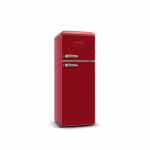 ETA | Refrigerator | ETA253490030E Storio retro | Energy efficiency class E | Free standing | Double Door | Height 148.2 cm | Fridge net capacity  170 L | Freezer net capacity 45 L | 44 dB | Red | 8590393329403 | 8590393329403