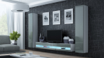 Cama TV stand VIGO NEW 30/180/40 white/grey gloss | RTVVIGO180N b/s | 5903815000959