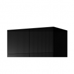 Wardrobe PAFOS 2D BASE 90x55.5x45 Black matt | PAFOS NAD 2D CZ | 5903815008337