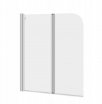 Parawan nawannowy Cersanit S301-290 PARAWAN NAWANN. EASY NEW 2 SKRZYDŁ. 140X115 PR CHROM SZKŁO CZYSTE // KNC.EASY-NEW-140X115 | 5902115777981 | 5902115777981