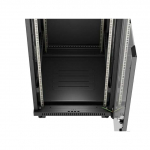Lanberg FF01-6824-12BL rack cabinet 24U Freestanding rack Black | FF01-6824-12BL | 5901969447897