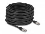 Delock Kabel sieciowy RJ45 Cat.6A S/FTP 20 m Czarny (80132) | 80132 | 4043619801329