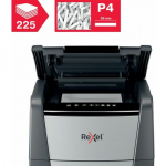 Rexel Optimum AutoFeed+ 225X paper shredder Cross shredding 55 dB 23 cm Black, Grey | 2020225XEU | 5028252613910