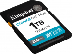 Kingston Technology Canvas Go! Plus 1TB SDXC Canvas Go Plus Gen4 200MB/s C10 UHS-I U3 V30 | SDG4/1TB | 740617347791