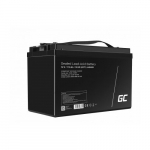 Green Cell AGM VRLA 12V 110Ah maintenance-free battery for boats, scooters, camper vans, wheelchairs, lawnmower | AGM58 | 5907813968365
