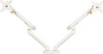 BakkerElkhuizen BE Flexible Dual Monitorarm White | BNEBFDW | 8719274677086