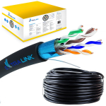 Extralink CAT5E FTP (F/UTP) V2 Zewnętrzny | Kabel sieciowy skrętka | 305M | EX.8710 | 5902560368710