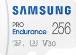 Samsung | PRO Endurance | MB-MJ256KA/EU | 256 GB | MicroSD Memory Card | Flash memory class U3, V30, Class 10 | SD adapter | MB-MJ256KA/EU | 8806092767263