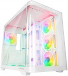 Obudowa Rampage Loopy akwarium 7x wentylator ARGB Infinity HUB biała (LOOPY-WHITE) | LOOPY-WHITE | 8680096135835