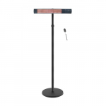 TunaBone Electric Standing Patio Heater, Single carbon golden tube | TB2580ST-01 | Patio heater | 2500 W | Black | TB2580ST-01 | 4770070882405