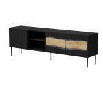 Cama INSERTO 3D1W TV cabinet 190x40x61.5 black + LED | 400211 | 5903815010903