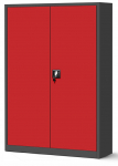 Diablo Chairs B&uuml;ro Aktenschrank JAN II, 1150 x 1850 x 400 mm, anthrazit-rot | 5902560335286 | 5902560335286