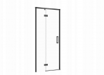 Cersanit S932-128 DRZWI NA ZAWIASACH KABINY PRYSZ LARGA CZARNA 90X195 LEWE SZKŁO TRANS // KNC.DRZ-LARGA-90X195-TR-L-CZ | 5901771012511 | 5901771012511